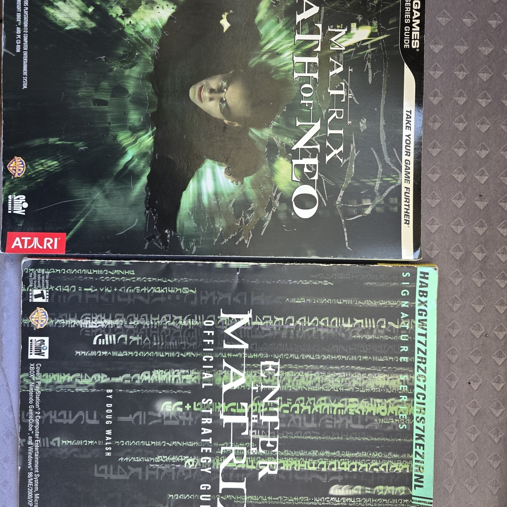 Matrix Path of Neo and Enter the Matrix Strategy Guides